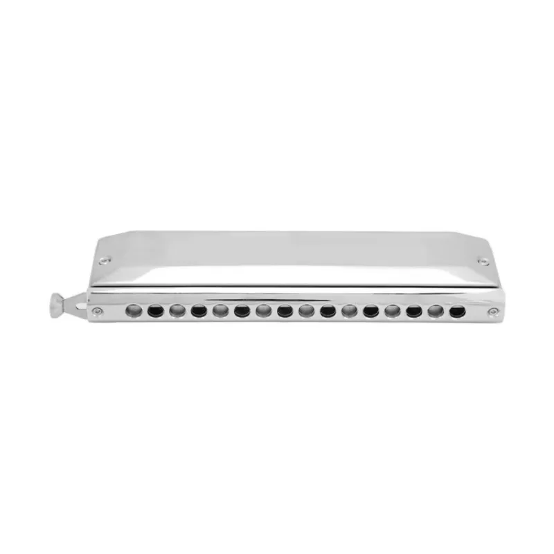 

Hooqu Harmonica 16 Holes 64 Tones Mouth Organ Chromatic Scale Portable Instrument For Beginner