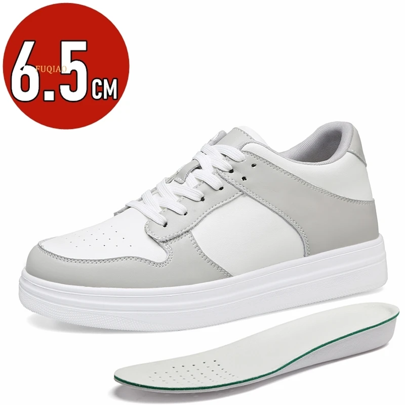 رفع غير مرئي 6.5 سنتيمتر أحذية مصعد للجنسين الأزواج أحذية رياضية كاجوال خفيفة الوزن تنفس الراحة الارتفاع زيادة أحذية الرجال
