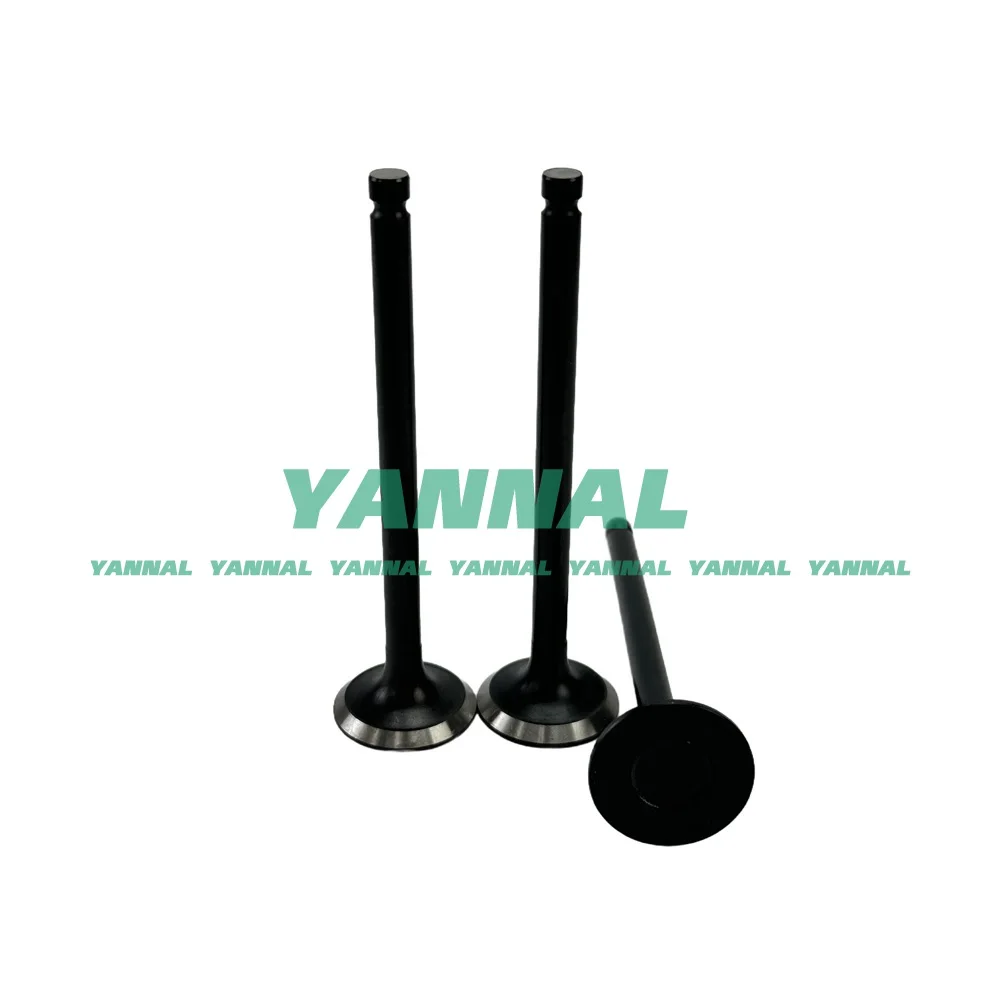 

3 PCS Exhaust Valve For Mitsubishi S3L Engine Parts