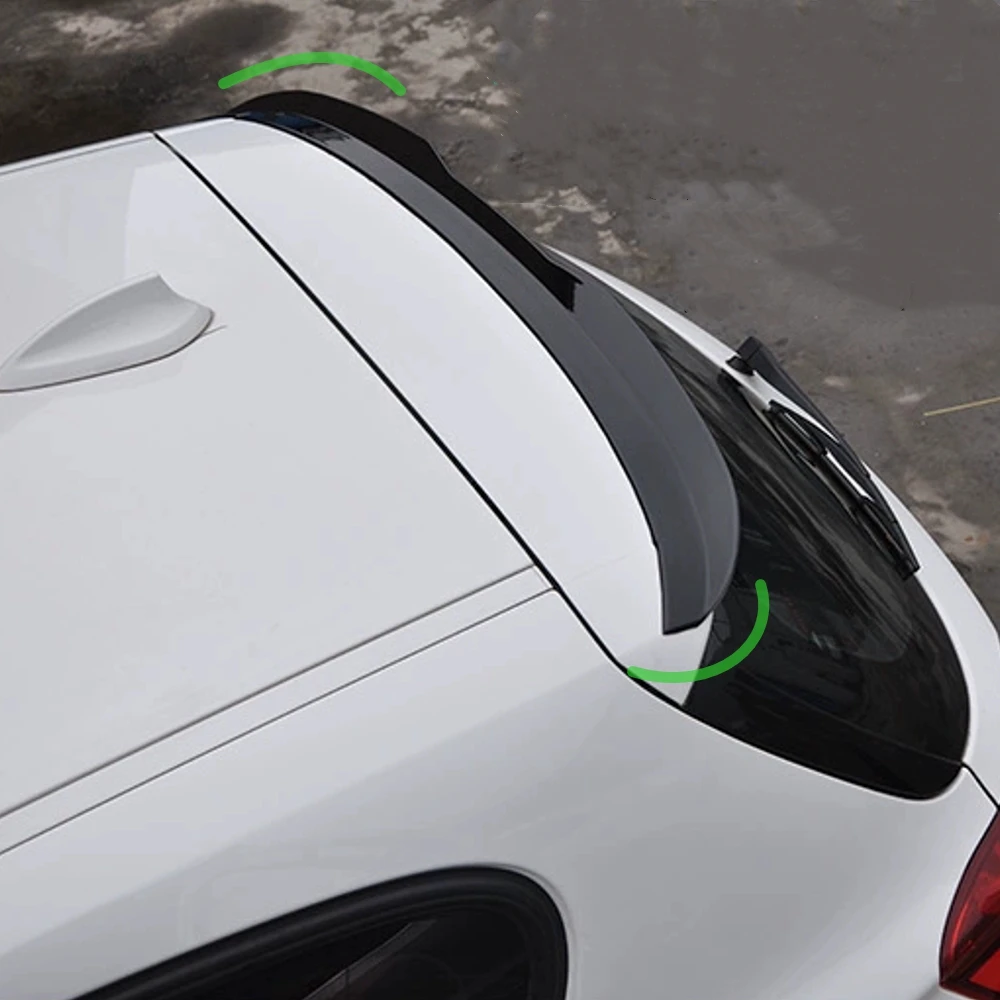 Hinten Dach Lip Spoiler Flügel Für BMW 1er E81 E87 Fließheck 120i 130 135i 116i 2004-2011 ABS Auto Schwanz Flügel Dekoration Streifen – Detail 4