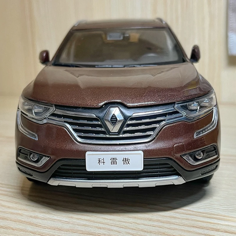 DFAC KOLEOS Alloy Car Model Tabletop Decoration Brown Micromodel Collectible Gift 1:18