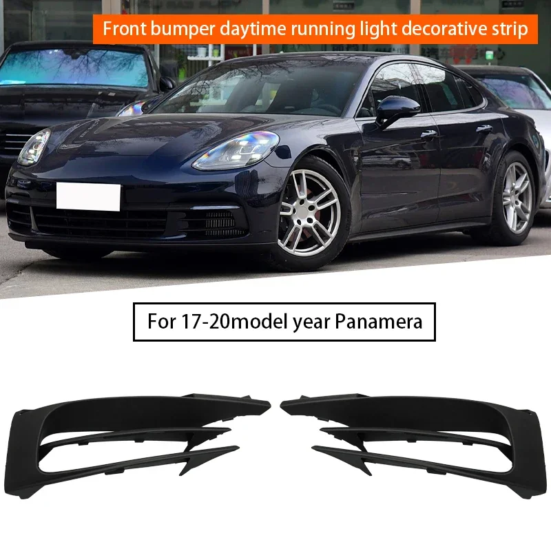 Para porsche panamera 971.1 2017-2020 barra frontal faixa de luz diurna 971807877 OK1 971807878 OK1