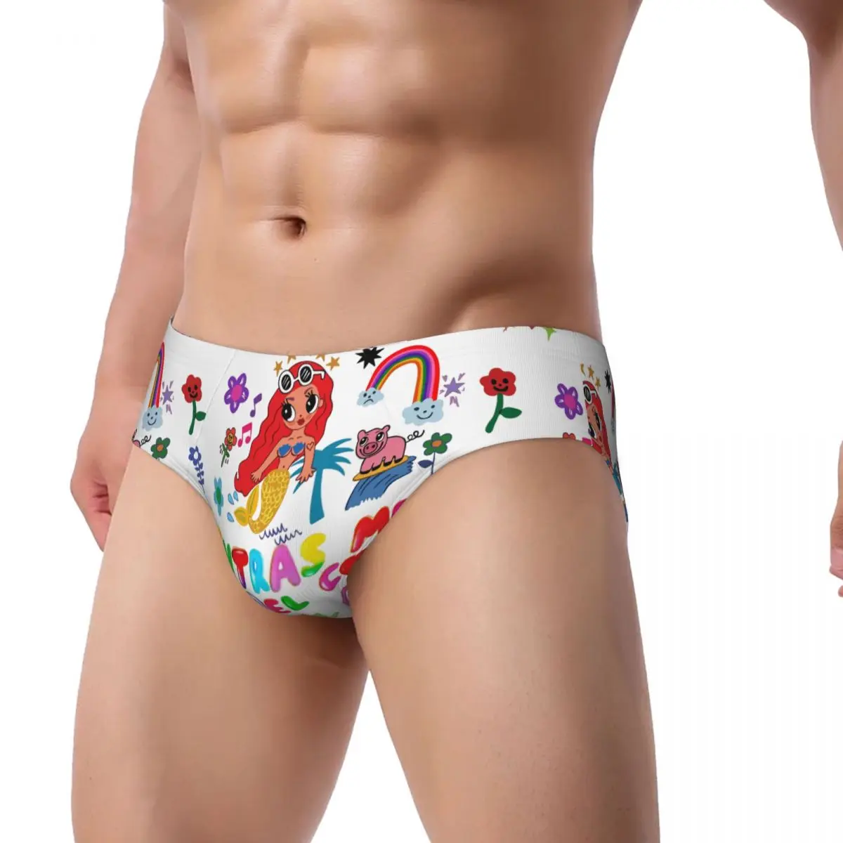 Custom Mens Manana Sera Bonito Karol G Men Brief Panties Male Breathable Underwear Underpants