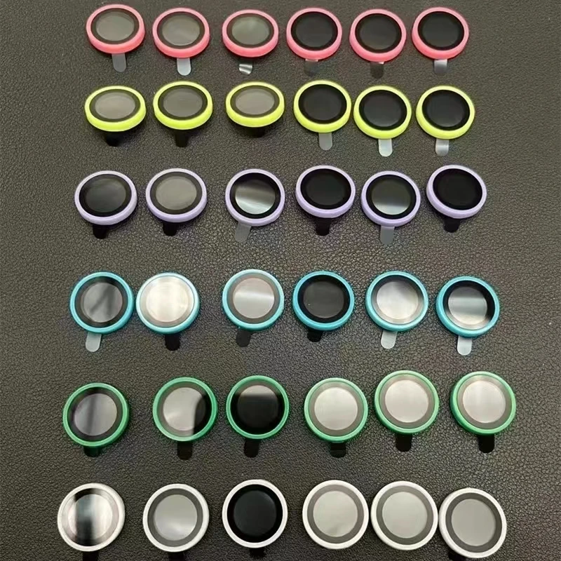 Kit Glossy Luminous Camera Protector For Samsung Galaxy S24 Ultra Ceramic Lens Rings Tempered Glass Film Cap Sticker Cover