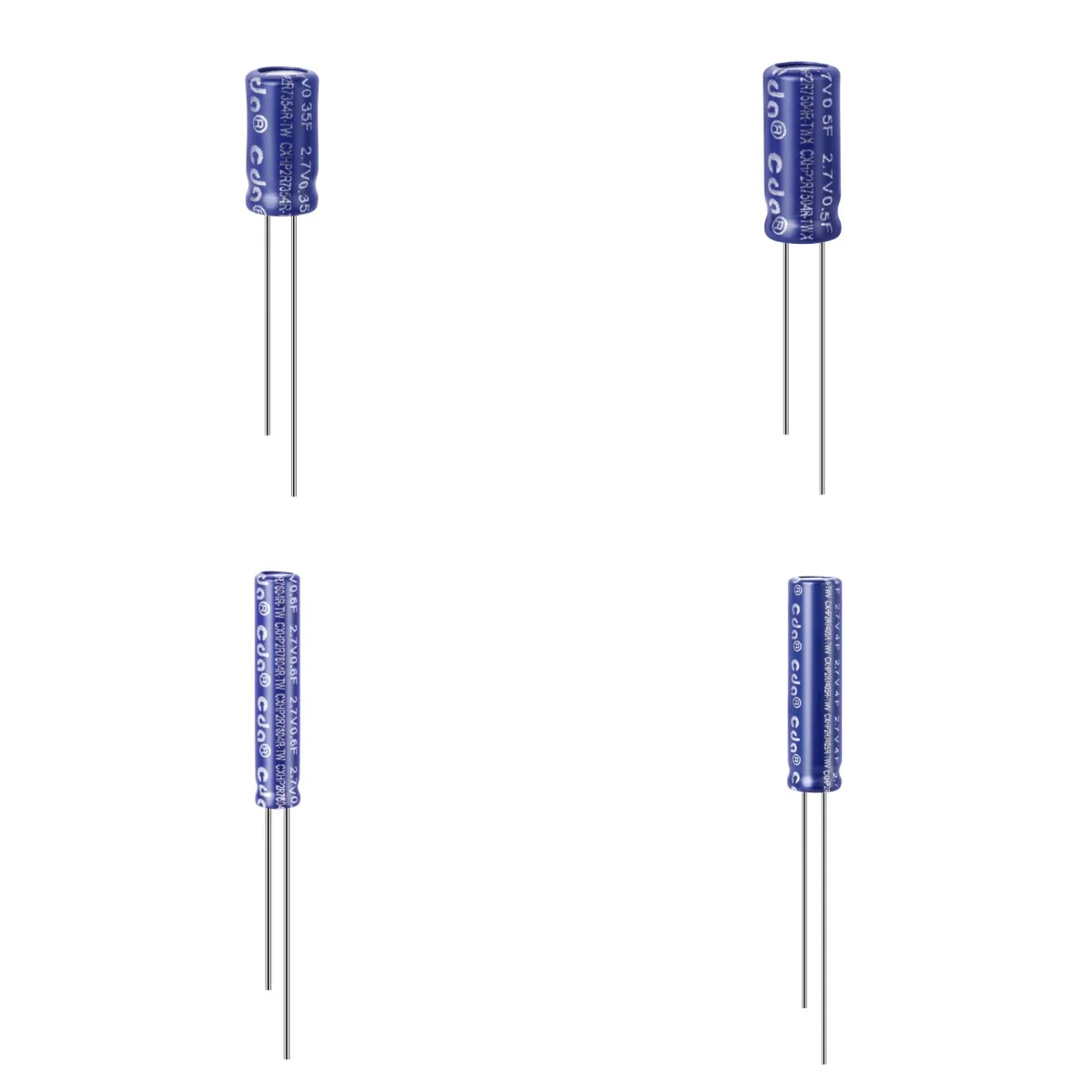 CXHP SuperCapacitors Farad capacitor CDA 2.7V 0.22F 0.3F 0.35F 0.5F 0.6F 1F 1.2F 3.3F 4.0F Super Capacitor