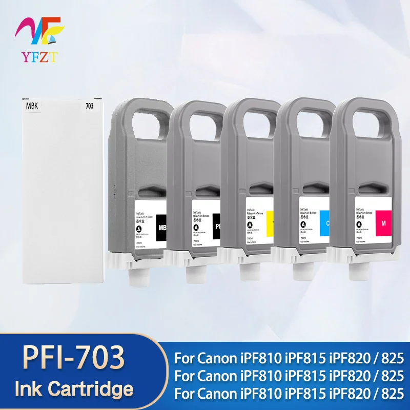 For Canon PFI703 PFI-703 PFI 703 Pigment ink Ink Cartridge For Canon imagePROGRA iPF810/IPF820/IPF815/IPF825 Printer