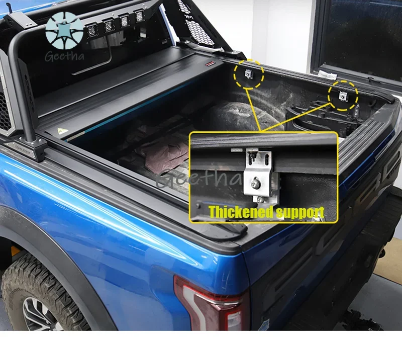 

High Quality Aluminium Alloy Retractable Tonneau Cover Roller Shutter Lid Truck Pick up Bed Covers for Vol-kswagen Amarok 2017+