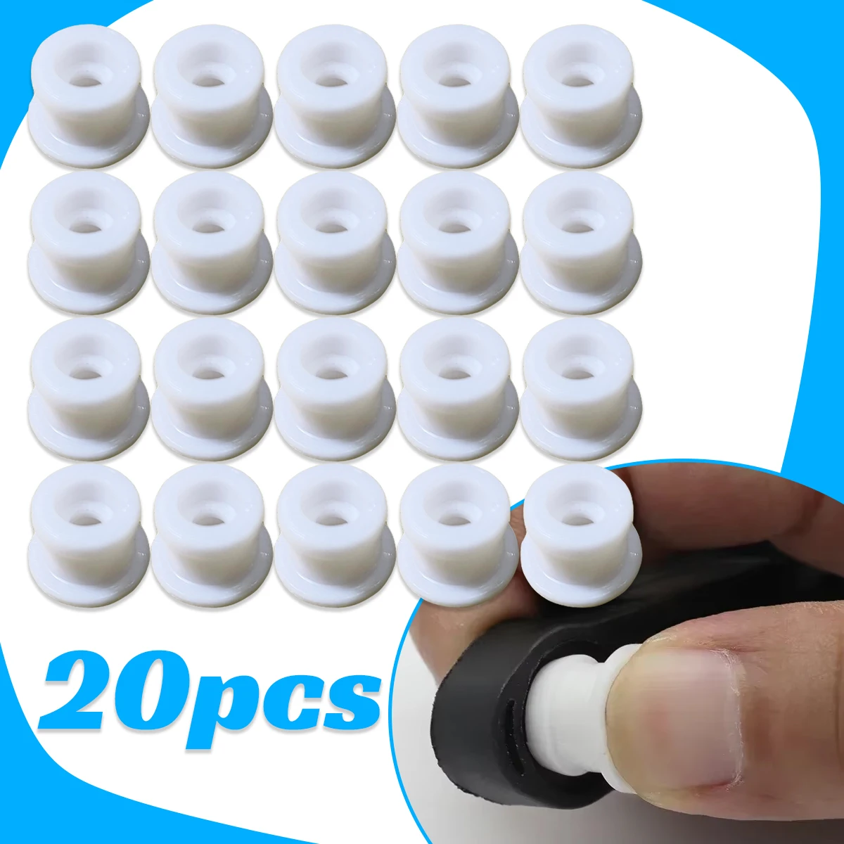 

20PC Shifter Cable Bushing For Ford Mondeo V Fusion Automatic Transmission Gear End Connector Fix Sleeve Grommet Repair 13 16