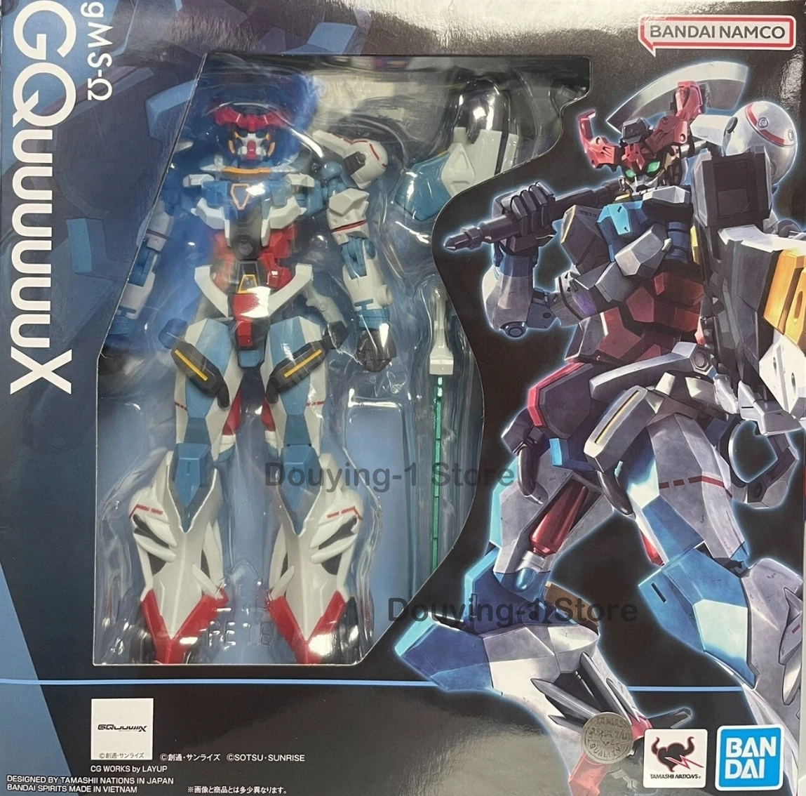 

Оригинальная упаковка Bandai: GUNDAM UNIVERSE GU gMS-Ω GQuuuuuuX Мобильный костюм, аниме-фигурка, полностью собранная модель, игрушка, подарок