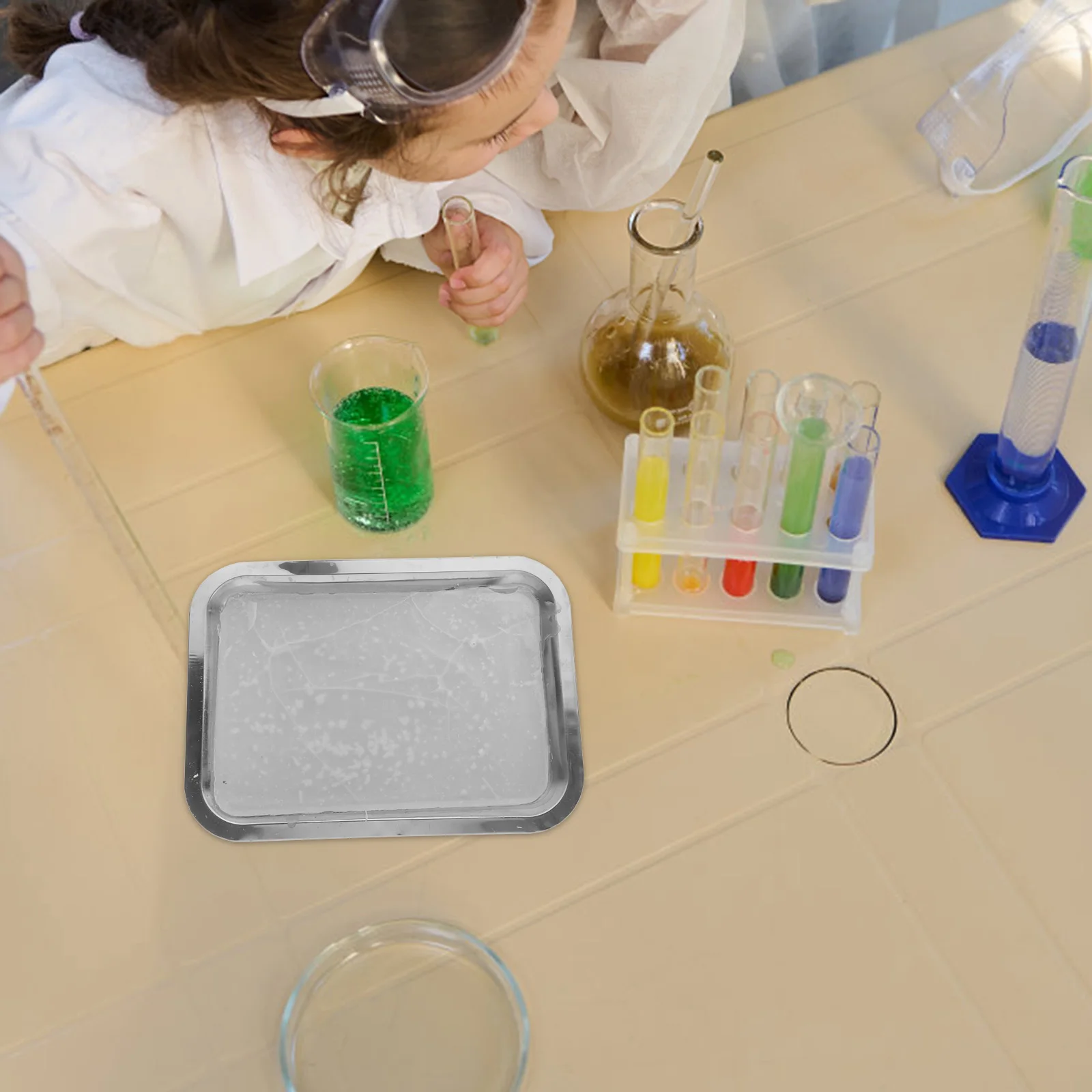 

3 Pcs Anatomical Dish Wax Classroom Junior Biological Laboratory Equipment Tray