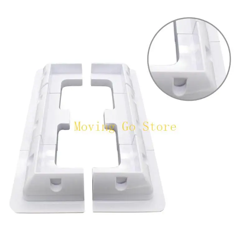 

B5XD 6Pcs/Set ABS Corner Bracket No Drill Solar Panel Mounting Bracket Support for Roof Garages Easy Installation