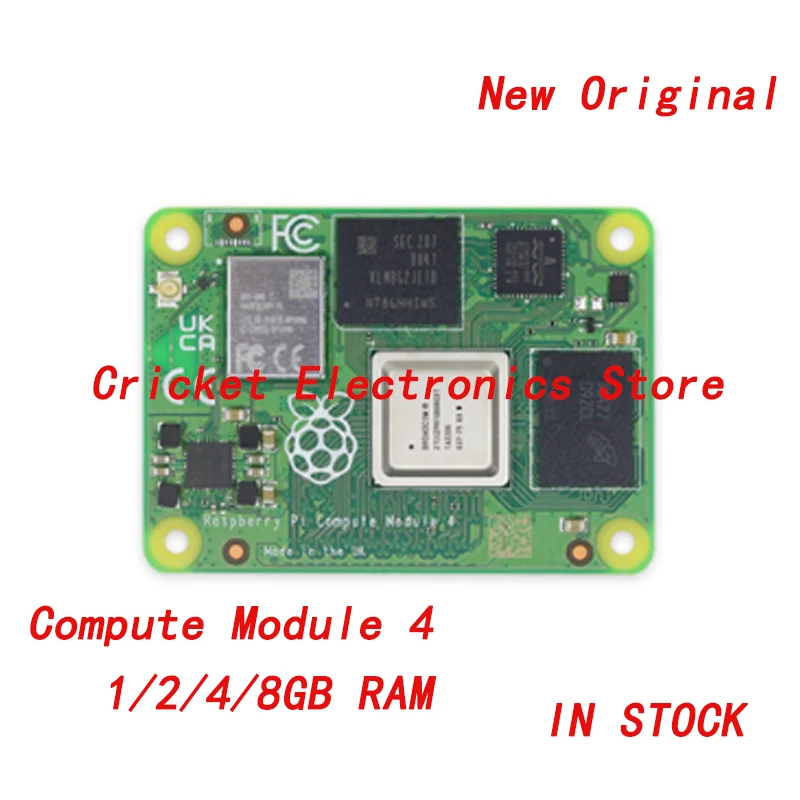 

New CM4 Raspberry Pi Compute Module 4 with 1GB/2GB/4GB/8GB Ram Lite/8G/16G eMMC Flash optional with Wifi/bluetooth