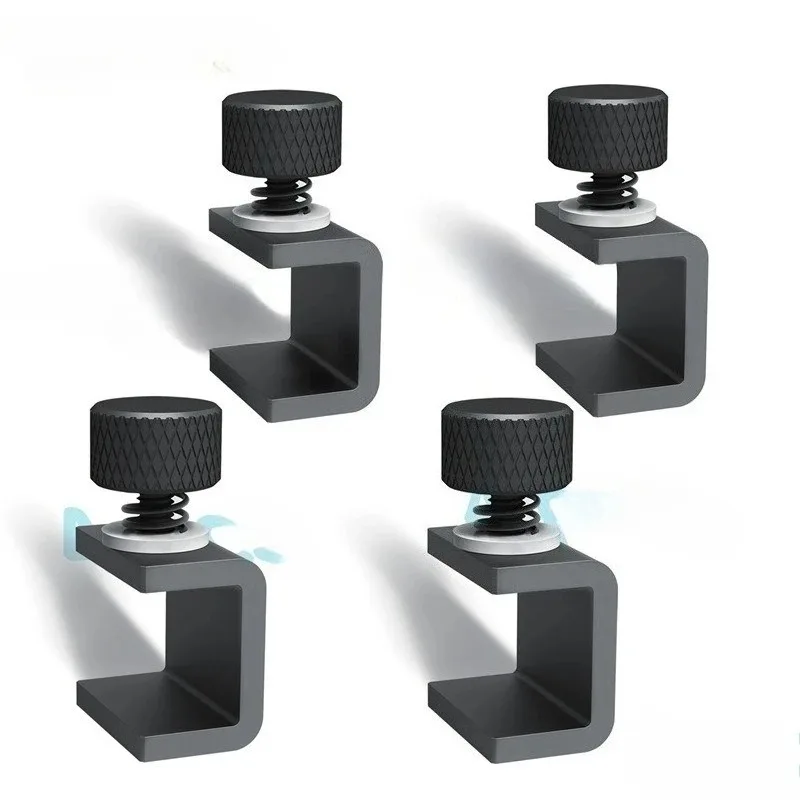 4Pcs Aluminum Alloy Adjustable Bed Glass Heatbed Clip Bed Clamp For 3D Printer Alloy Hotbed Build Platform Retainer