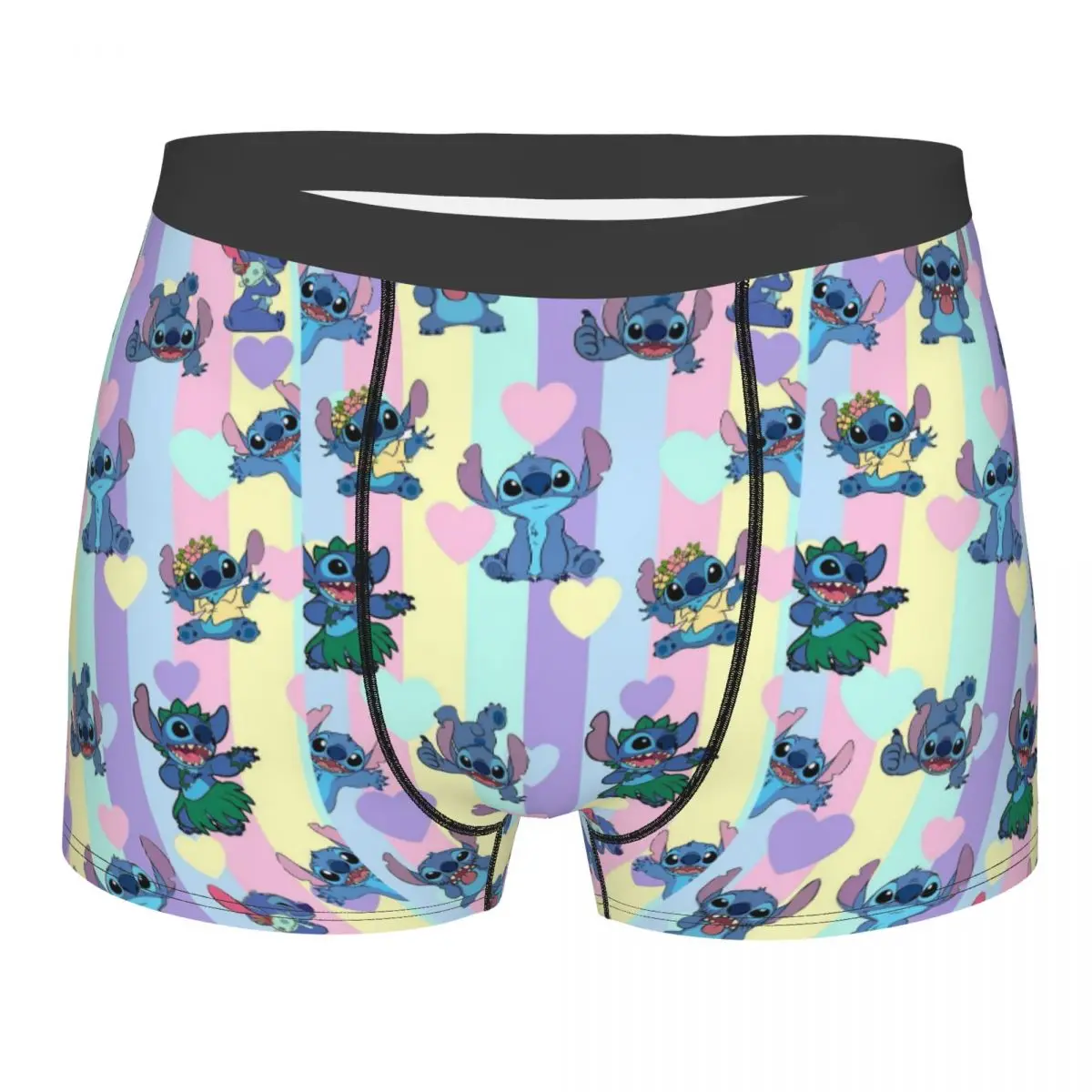 

Custom Stitch Manga Anime Boxers Shorts Mens Briefs Underwear Fashion Underpants