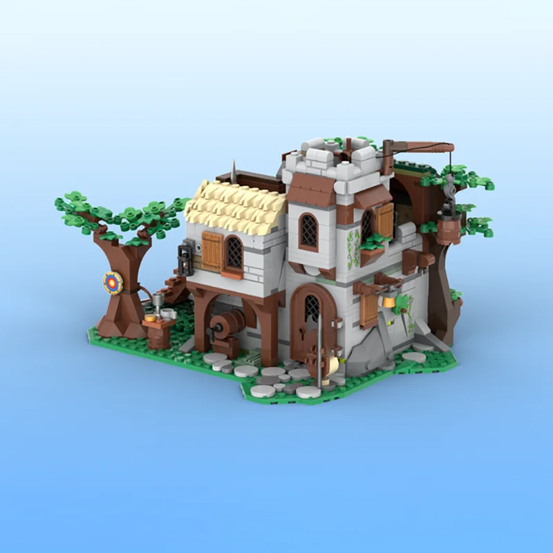 MOC Premium Building Blocks Medieval Forest Edge Tales Model DIY Assemble Bricks High Precision Collectible Toy Christmas Gift