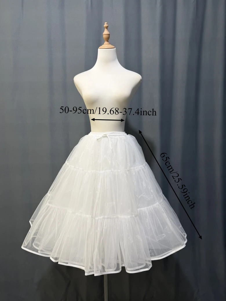 Lolita Super Stuffed Petticoat ohne Knochen, weicher Rockunterzug aus Gaze, kurzer Duck-Butt-Rock, Korea Japan Neu