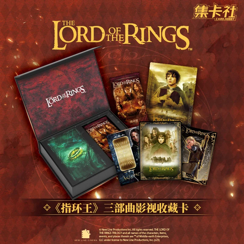 Card Fun Authorization Lord of The Rings Cards Collection Card Film Characters Children's Gifts Paper Hobby Toys