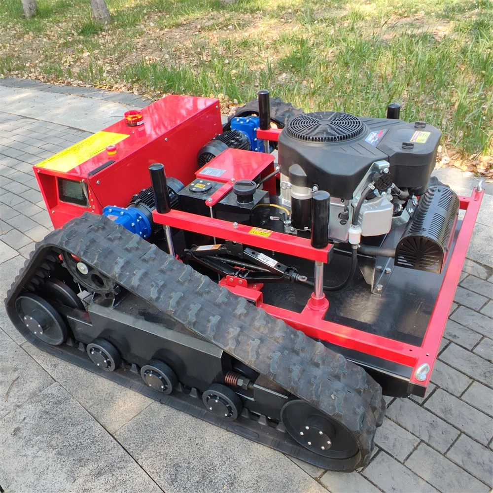 Design Remote Control Robot Crawler Multi Purpose Rc Lawn Mower for Garden CE EPA New 48V 4 Stroke Engine 1 Years 2200W 4IN