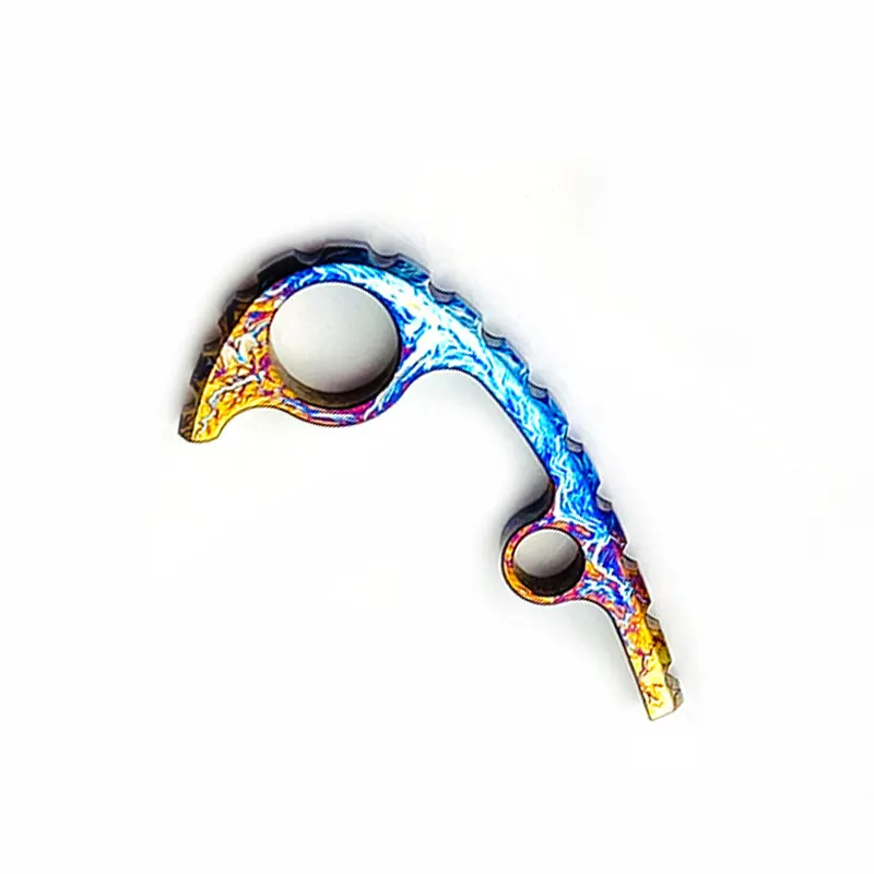 

1pc Titanium Folding Knife Back Spacer for Para3 C223 Folding Knife Spine Accessories Pocket Knife Keel Back Spacer Replace Part