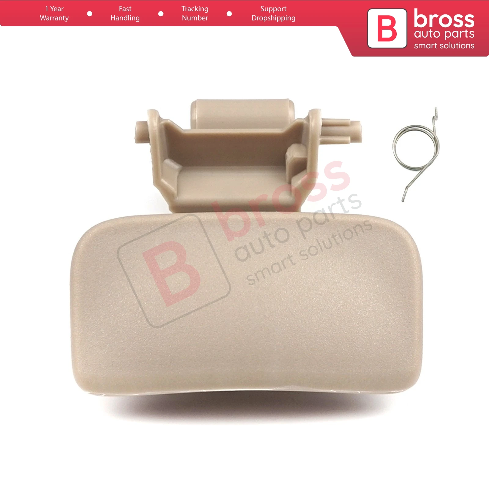 BDP1160 Glove Box Lid Handle Button Opener Beige Color 8200078820 8200179946 for Renault Megane MK2 2002-2009 Clio MK3 2005-09