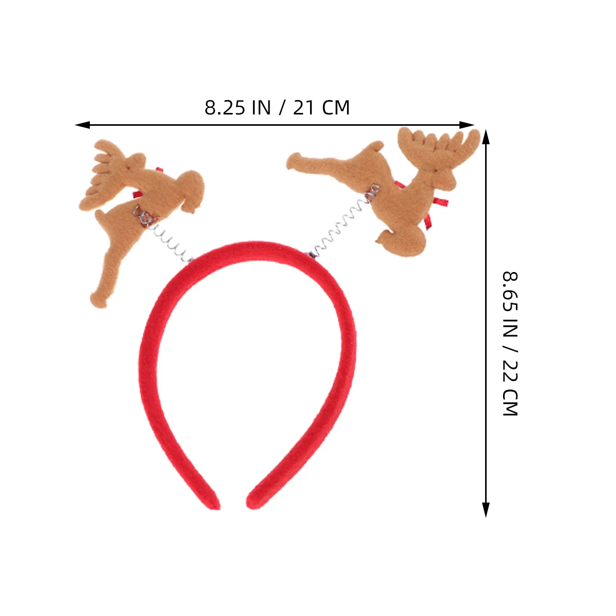 

6Pcs Christmas Hair Bands Reindeer Headwear for Festive Party Favors Non-Fading Lightweight Adult Wear Christmas Hair Band