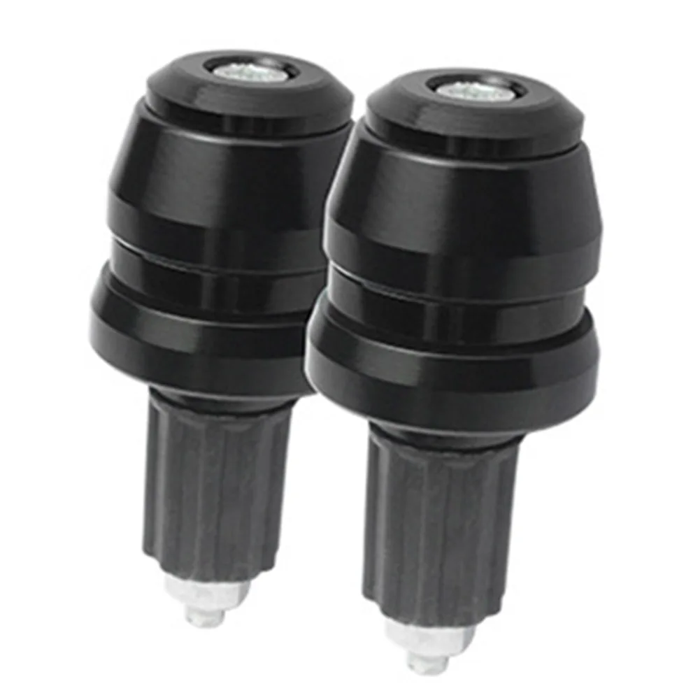 Motorcycle Handling Bar End Sliders Handlebar Control Aluminum Alloy Material Compact Design Enhances Riding Performance