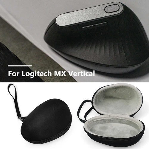 Logitech용 휴대용 EVA 보호 케이스, 무선 마우스 액세서리 운반 커버, 손 로프, 여행 보호 가방, 지퍼 