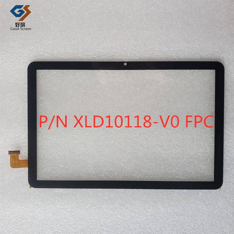 Black 10.1 Inch New P/N XLD10118-V0 FPC Tablet PC Capacitive Touch Screen Digitizer Sensor External Glass Panel XLD10118