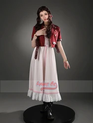 Aerith Gainsborough Cosplay Game FF VII Rebirth Aerith Costume Dress Jacket Women Role Play Outfits C08876