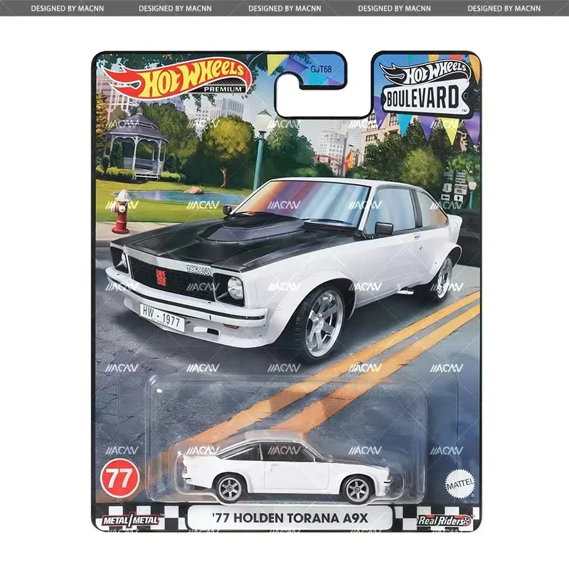 Original Hot Wheels Premium Car Boulevard 16 Alloy Diecast 1/64 Benz C63 Mitsubishi EVO Toyota AE86 GMC Children Toys for Boys