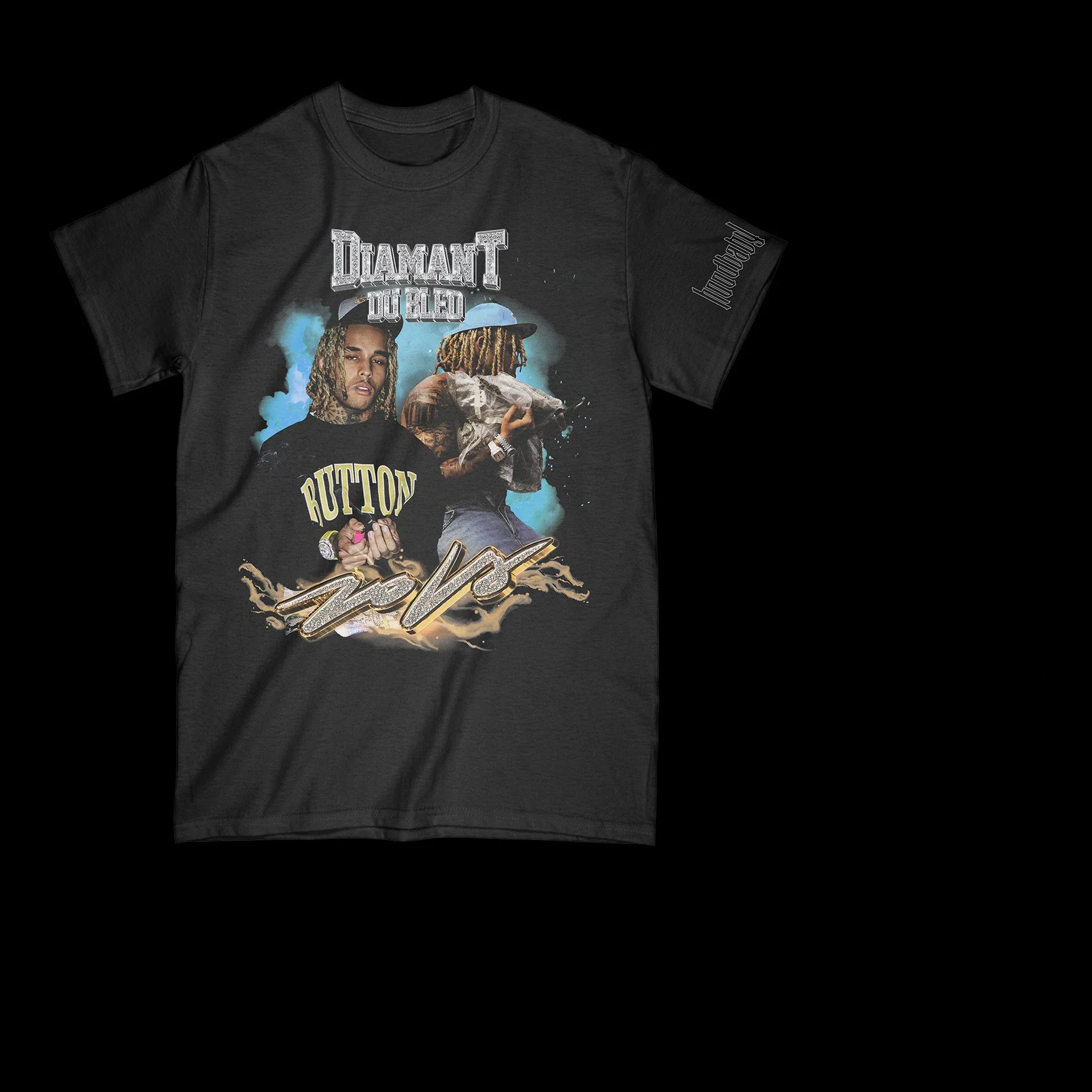 

25 Summer France Rapper ZOLA T-shirts Oversized Y2k Men Fashion Heavy Cotton Short Sleeve T Shirt Male Top Street Hip Hop Tees