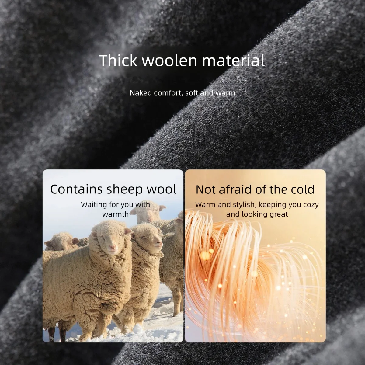 SENTUBILA Wool Blend Flare Pants Women Winter Thick Warm Trousers 2025 High Waist Office Lady Fashion Casual Pants 144K57322