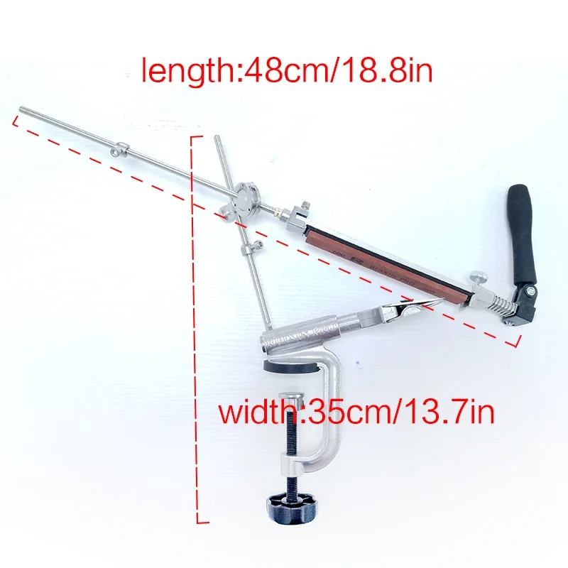 Ruixin Pro 009 Metalen Materiaal Messenslijper Slijpsysteem Steen Met Stenen Grinder Diamant Slijpsteen Vaste Hoek Apex Set