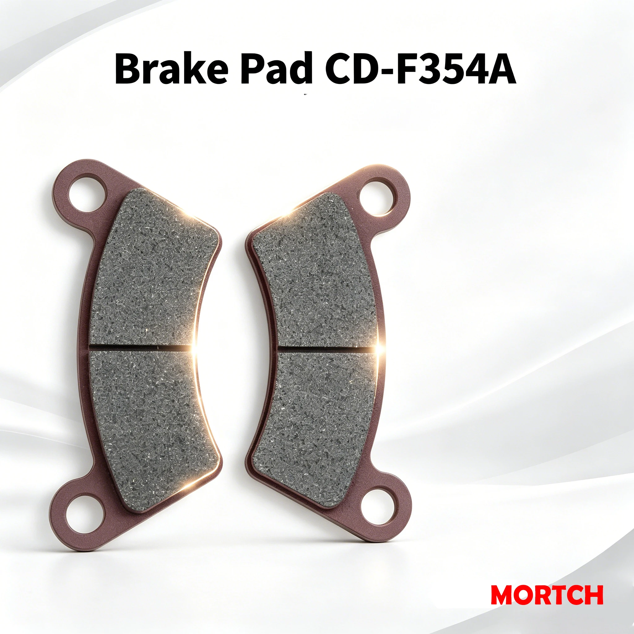 CD-F354A Brake Pad 110×49.2×7.55mm For Borossi Joyner BB2000 BB650 BB800 Keeway GTX300 Linhai CUV 4x4 Quadzilla ATV
