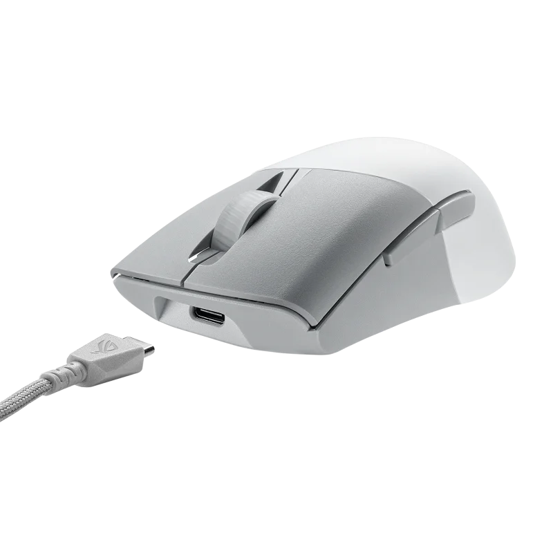 Imagem -06 - Mouse para Jogos sem Fio Asus-rog Keris Mouse Óptico Leve Conexão Tri-mode Botões Programáveis Aimpoint 36k Rgb 36000dpi