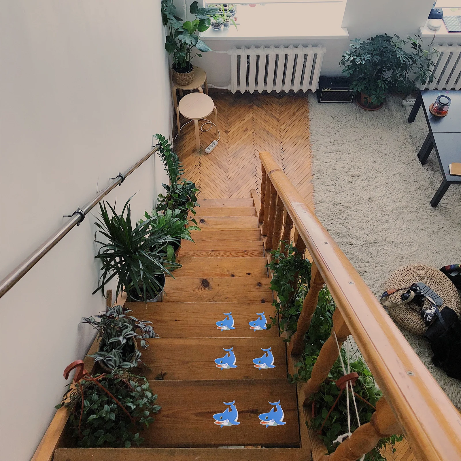 

5pcs Shape Non-Slip Bathroom Non-Slip Frosted Stickers Stickers Frosted Adhesive Decals For Bathtub Home Tub Pasters