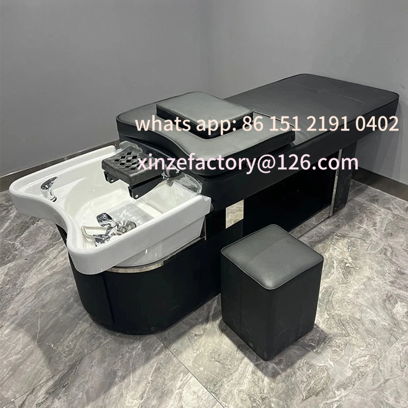 Customizable Barber Shop Water Circulation Fumigation Thai Shampoo Bed Salon Hair Special Ceramic Basin