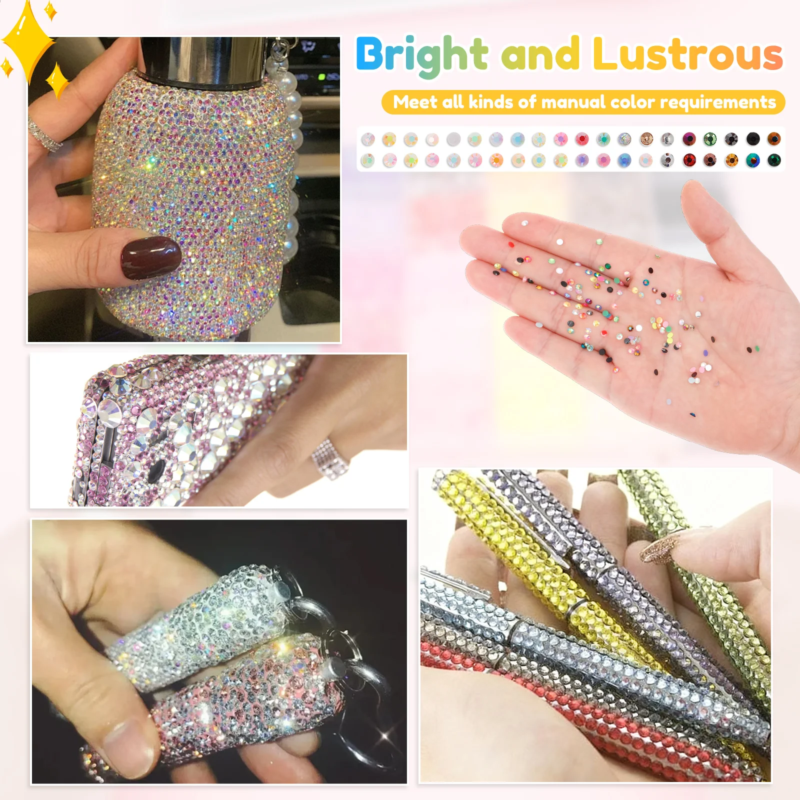 32000 pièces de strass de gelé - Rhinestone Nail Gem avis et prix