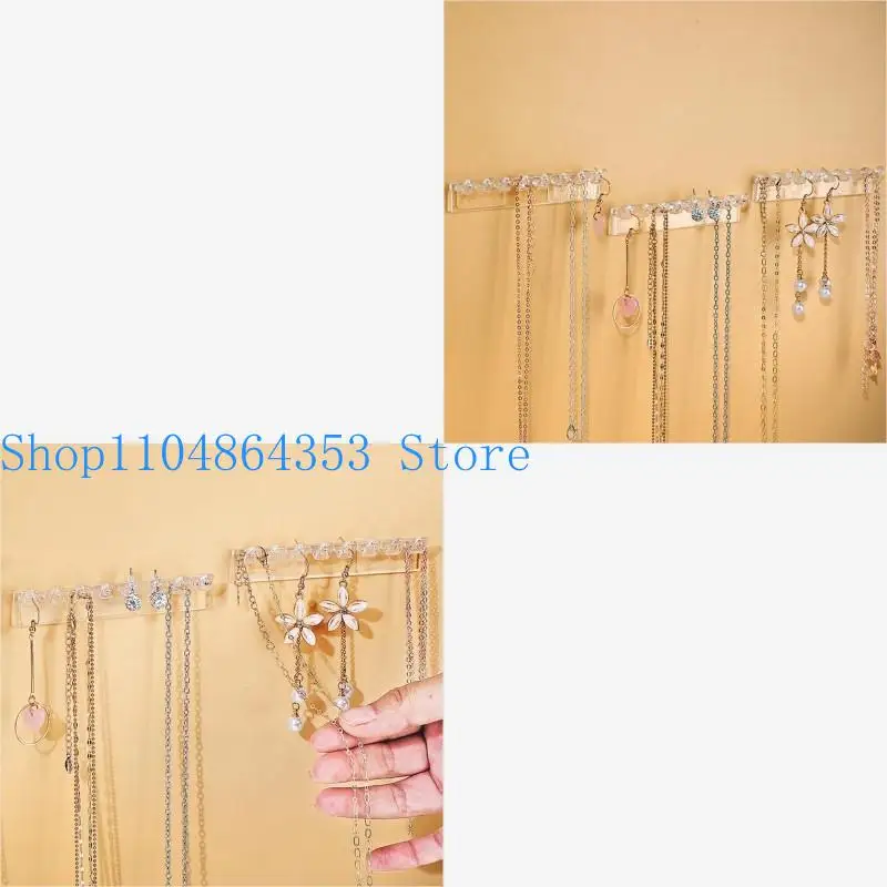 

652f 3pcs Серьговые настенные настенные крючки для организации браслетов и серьгов