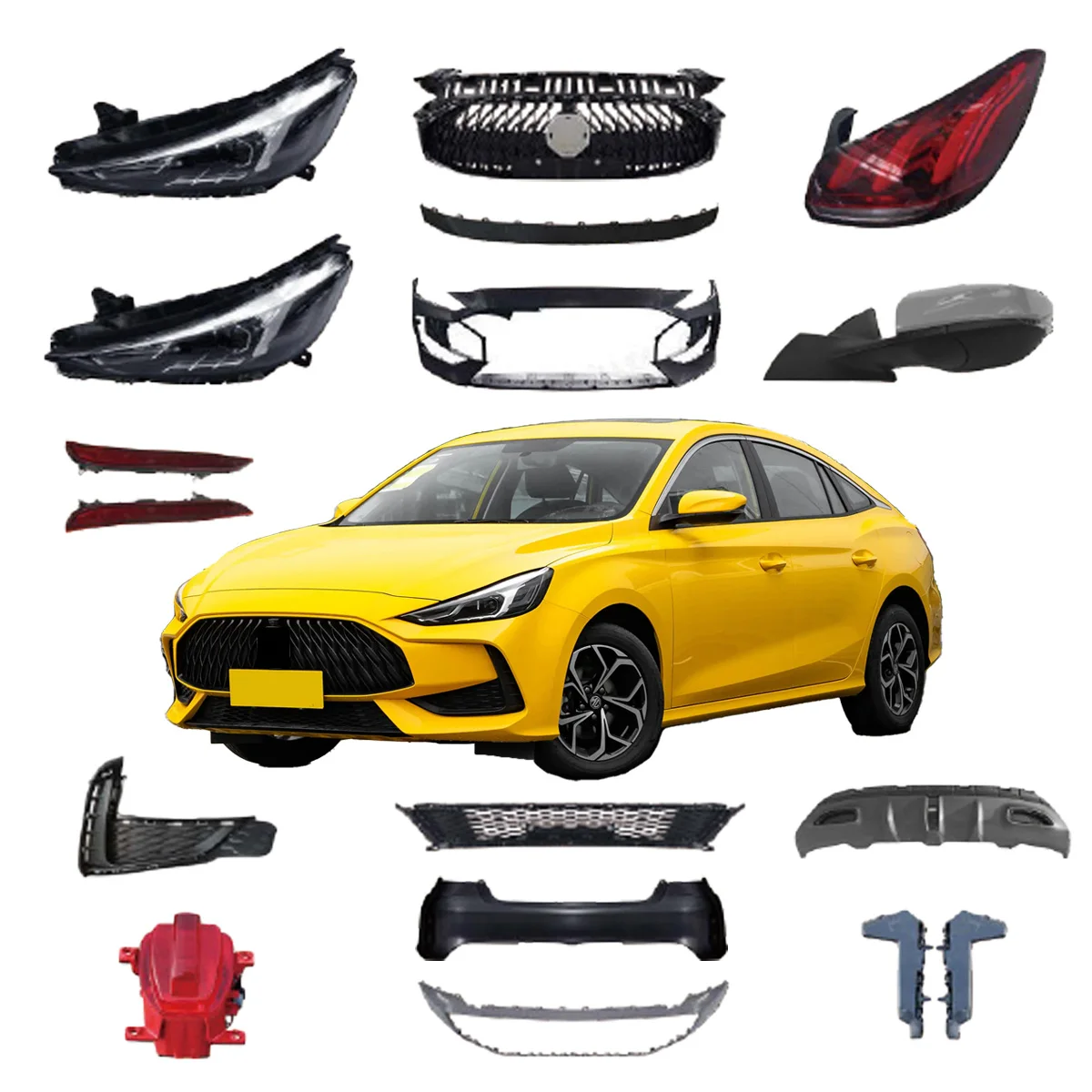 Suitable for 2021 MG5  All Car Parts  Headlight Assembly Car Bumper OEM 1074411/10744112