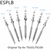 Original TS100 TS101 Soldering Tip Lead Free B2 BC2 C4 D24 K I KU Replacement Electric Iron Tip Bit Head