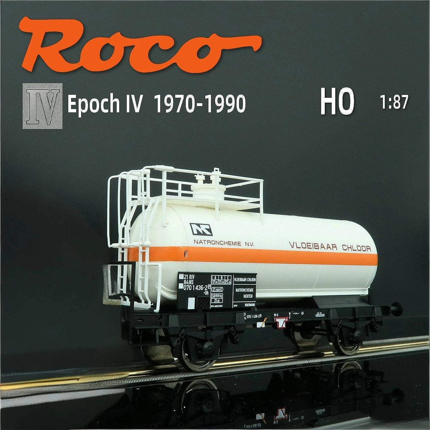 

ROCO HO Type 1/87 Train Car Model 6600094 White Painted Oil Tanker Car Train Model for Use in Sand Table Decoration
