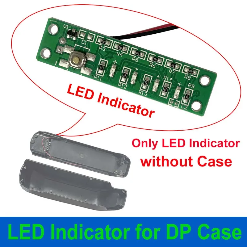 Wskaźnik LED dla obudowa baterii DP 36V 48V 52V 60V 72V Panel wskaźnik napięcia do wymiany