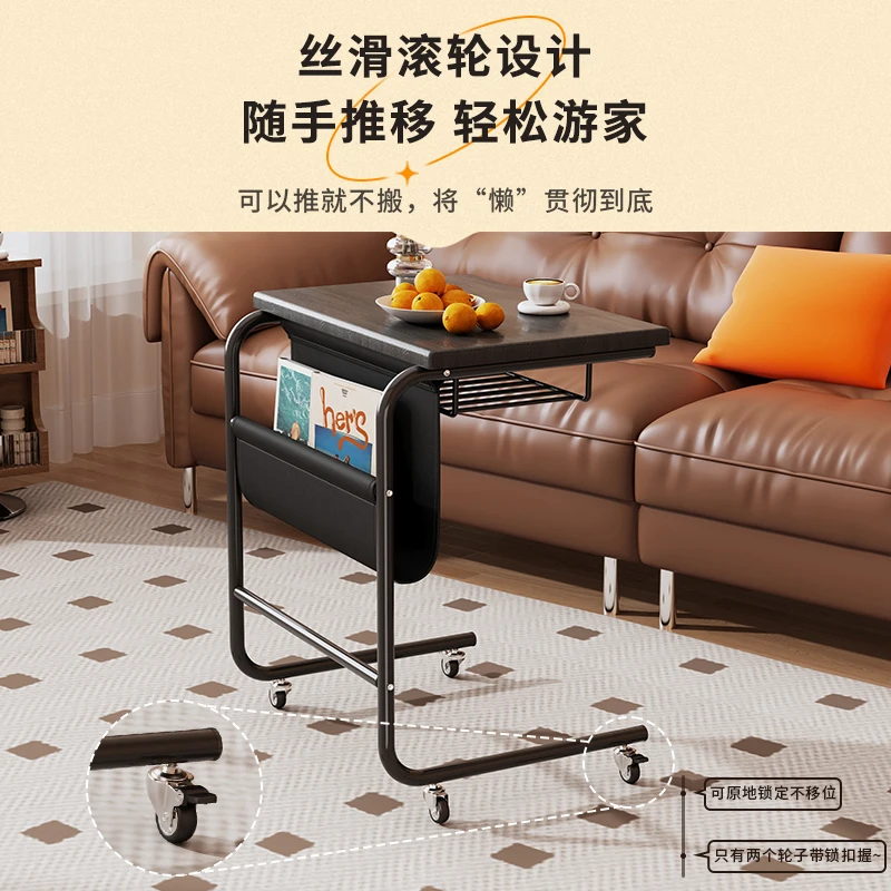 Medieval trolley removable side table living room sofa coffee table bedside trolley bedside table worktable storage
