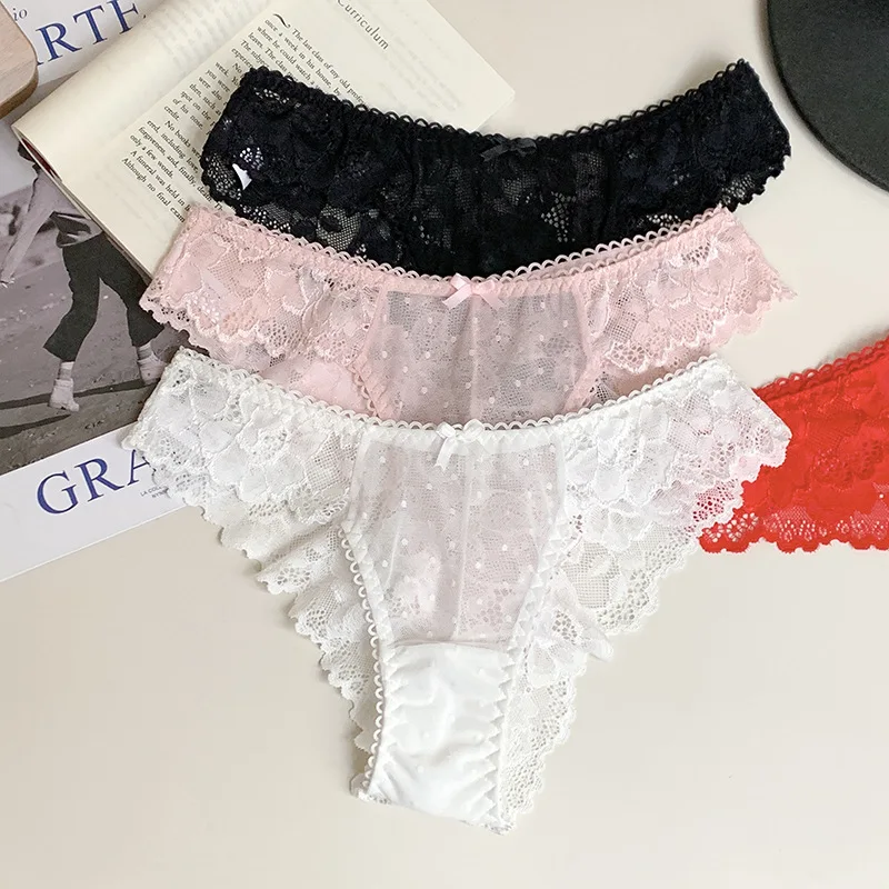 Girls Underwear 4pc/lot  panties low Waist Briefs Young Girl teenagers Pants children students solid