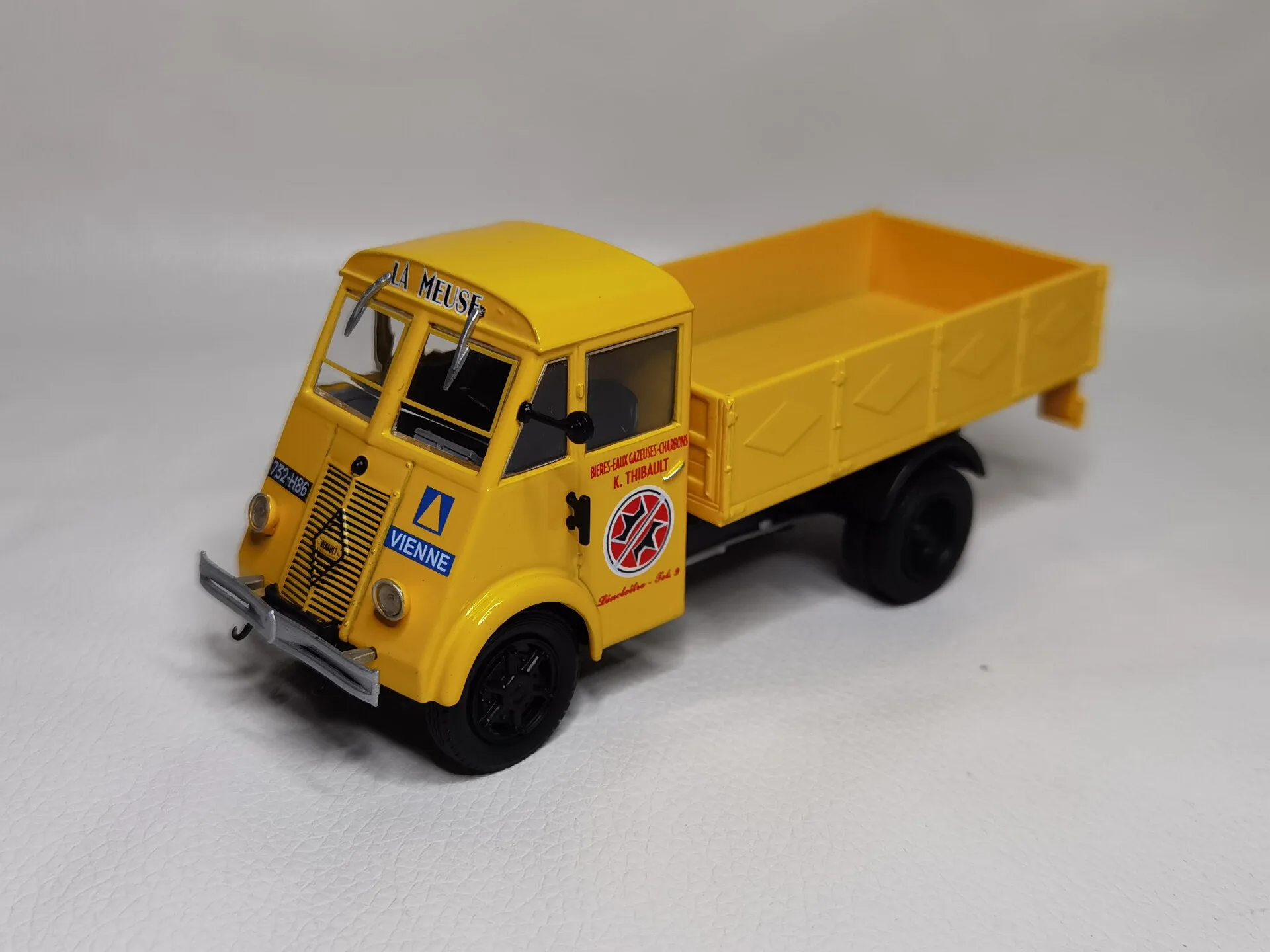 ダイキャストixo-1-43スケール-ルノーahsトラック-ヘッド＆ビーム合金車-プラスチック25合金車モデル