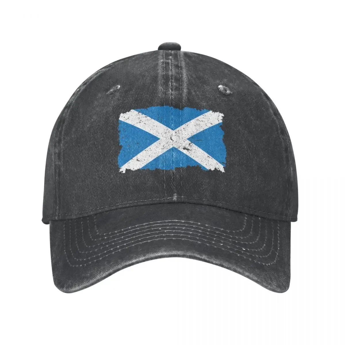 Vintage Scotland Flag - Retro Scottish Flag Cowboy Hat Hat Man Luxury Golf Hat Man Fluffy Cosplay Female Men's