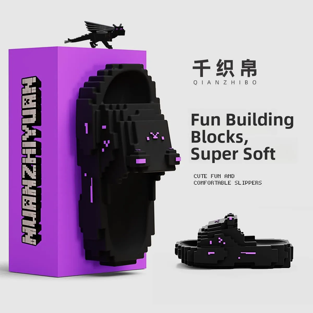 Pixel Couple Home Bathroom Anti-Slip Summer Thick Bottom Slippers Men Women Casual Style EVA Material Comfortable House Slippers