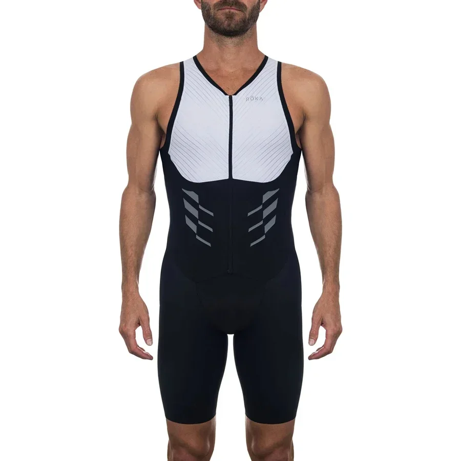 Ropa de Ciclismo Roka 2020, Traje de Ciclismo de Verano para Hombre, Triatlón, Traje de Baño sin Mangas, Jersey de Ciclismo, Ropa Ciclismo, Mono