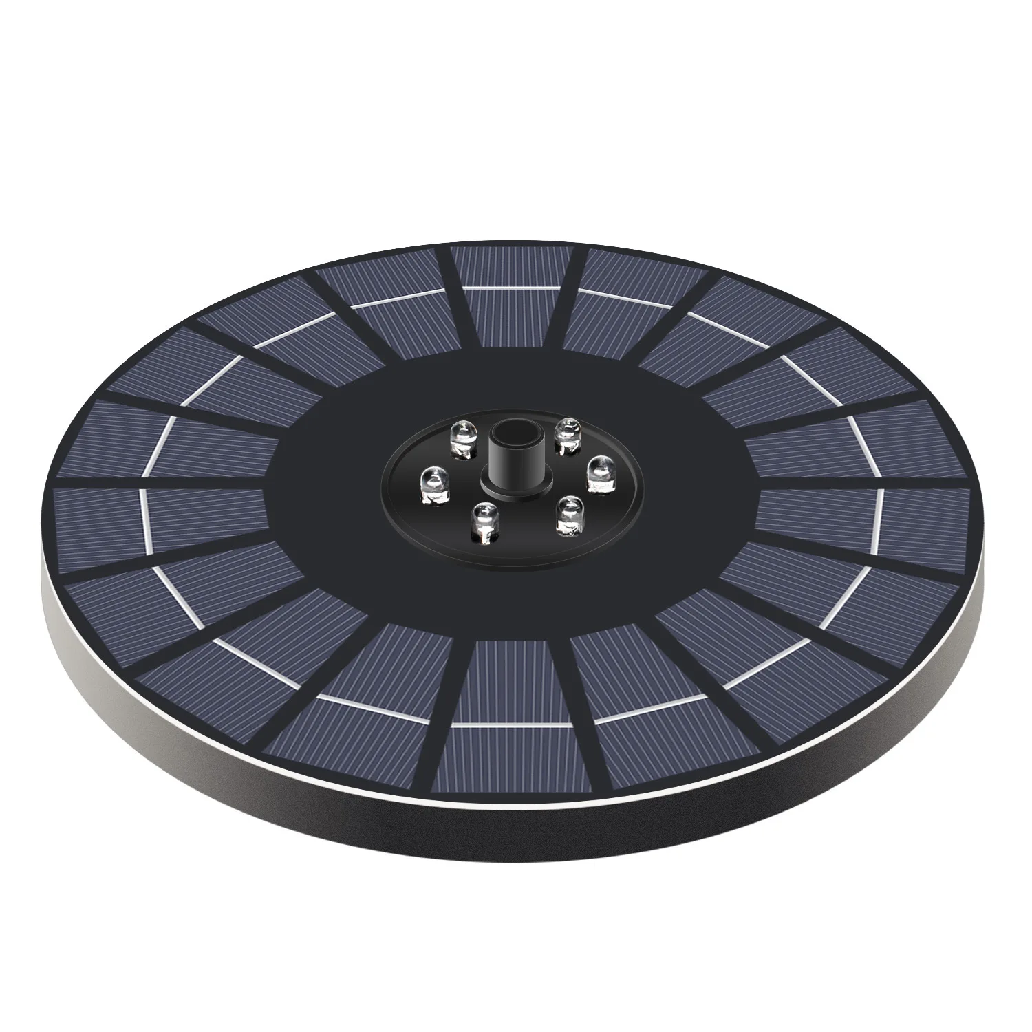 LED Solar  Fountain Floating  Pump for Bird Bath With Battery Backup Solar Fountain Kit Solar Hummingbird Fountain